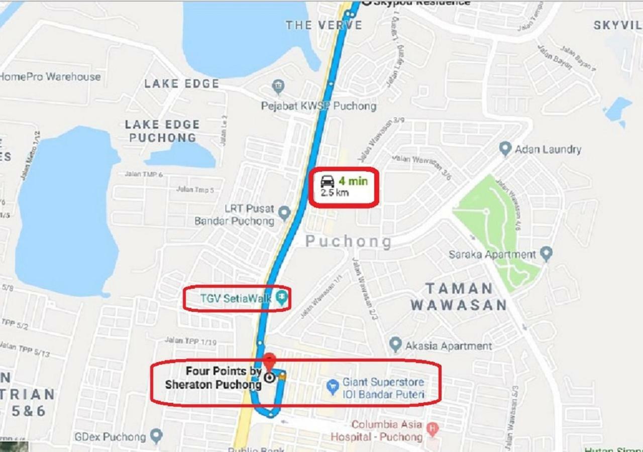 Puchong Skypod Residence, High Floor Balcony Unit, Walking Distance To Ioi Mall, 10Min Drive To Sunway Dış mekan fotoğraf